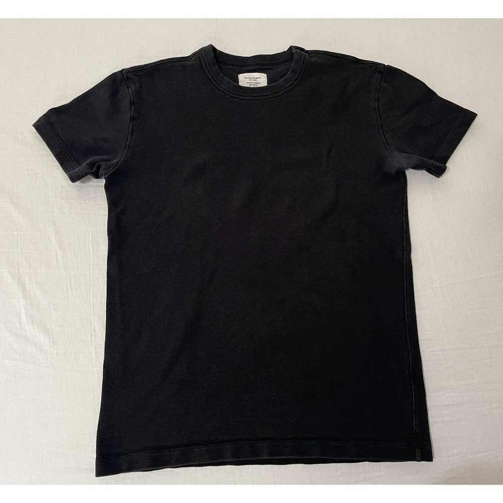 Buck Mason Cotton Heavy Field spec Tee Extra Small XS Black